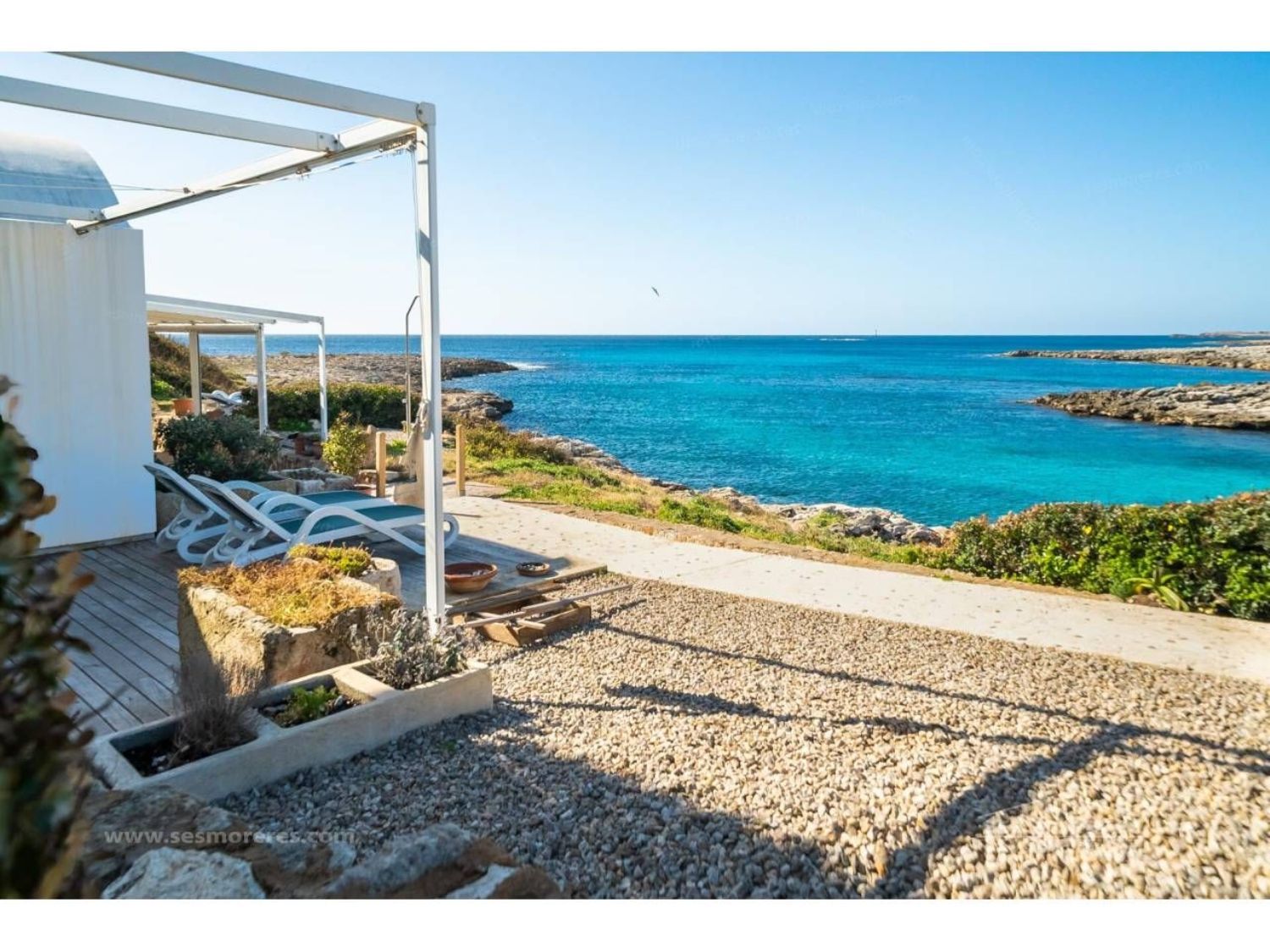 Chalet en venta en primera línea de mar en Sant Lluís, en Menorca