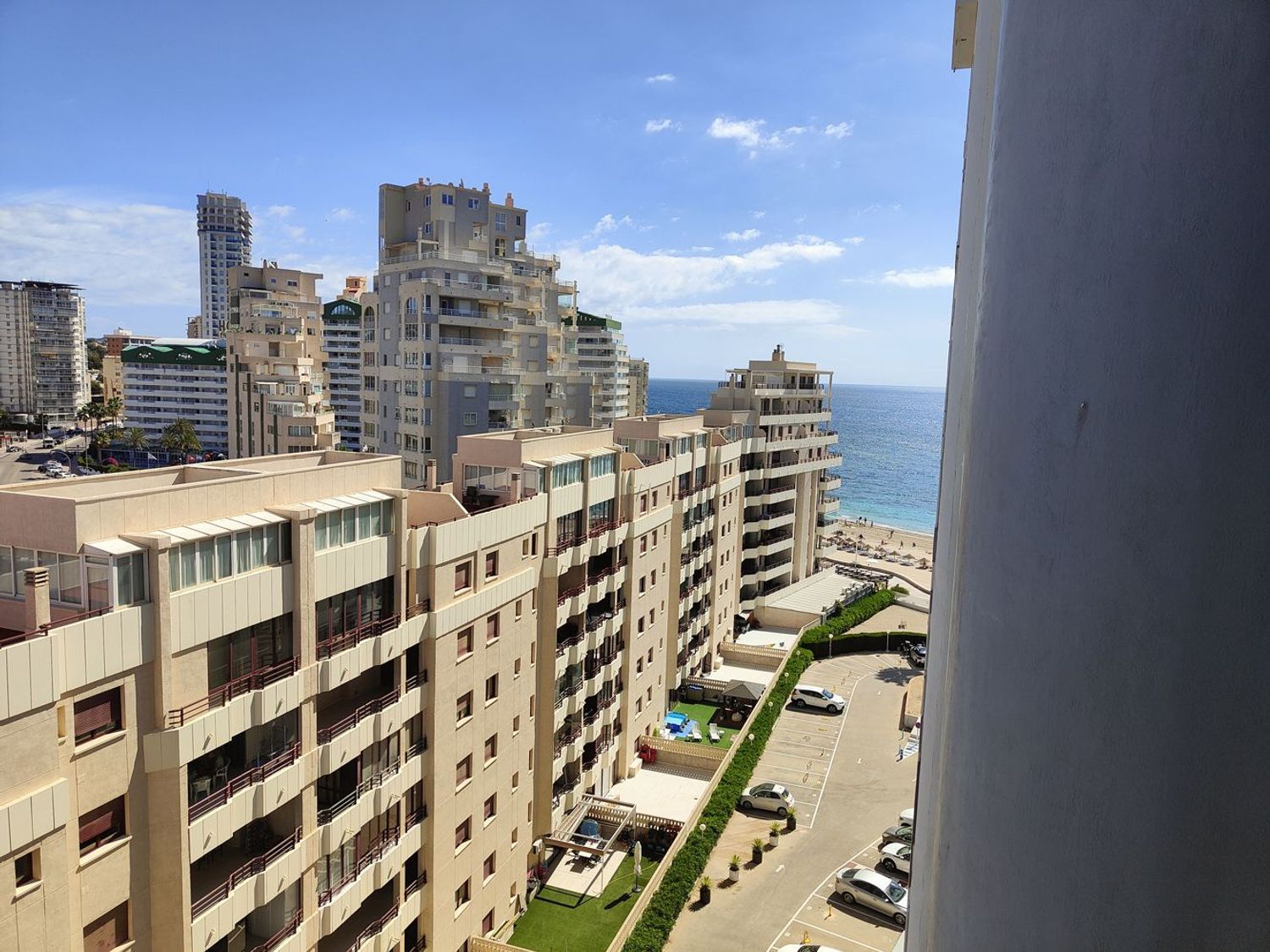 Penthouse for sale, in first line of sea in La Fossa beach, in Calpe