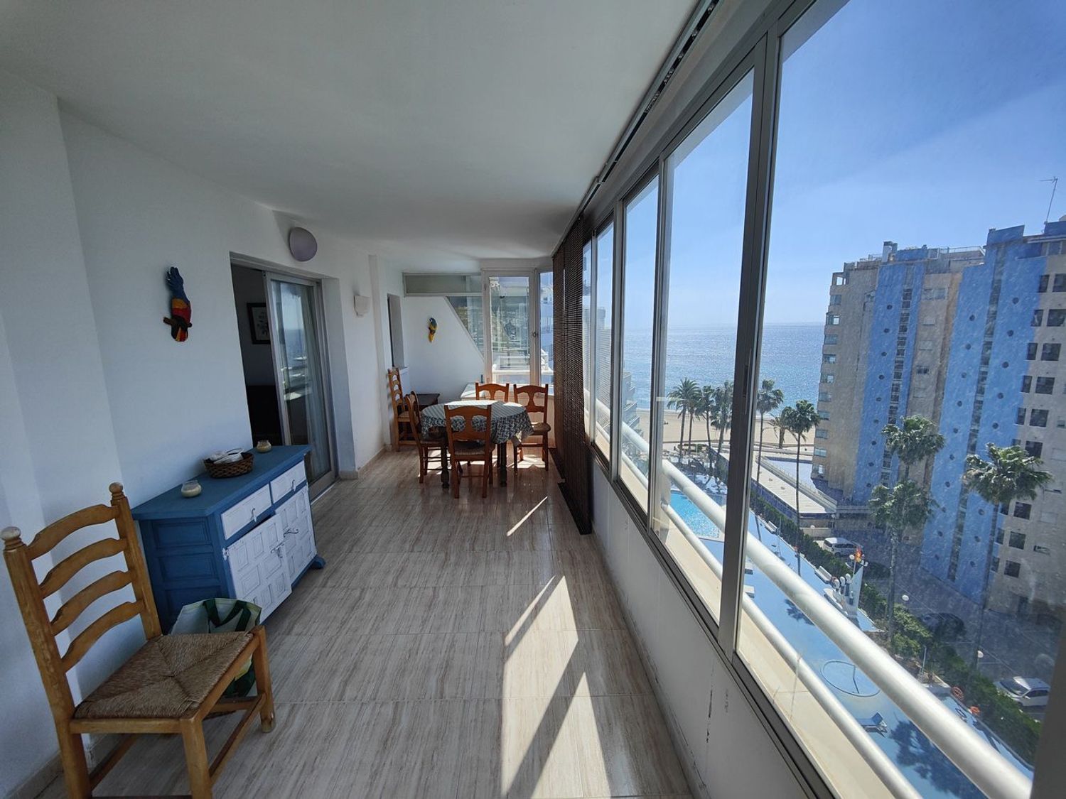 Penthouse for sale, in first line of sea in La Fossa beach, in Calpe