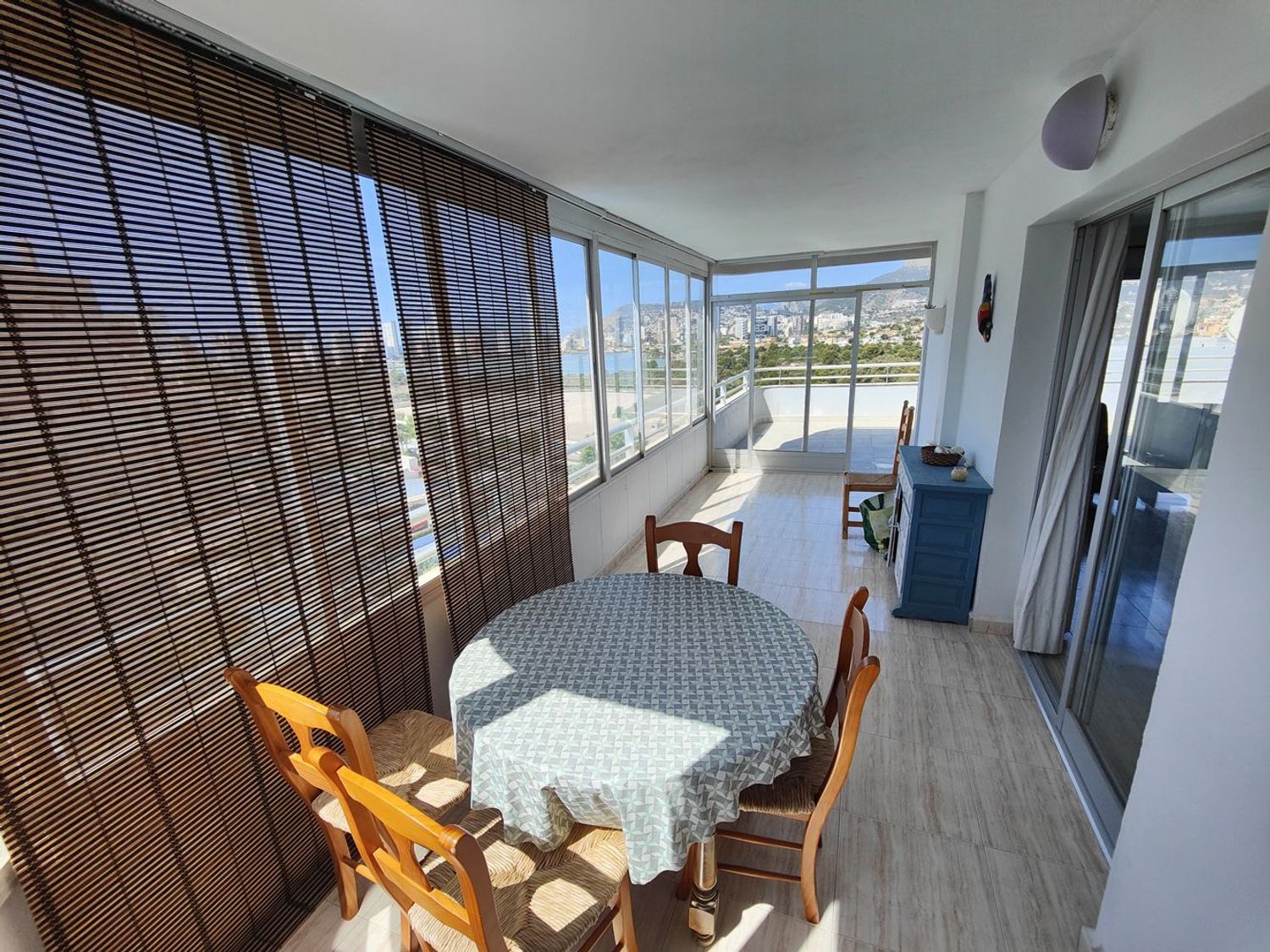 Penthouse for sale, in first line of sea in La Fossa beach, in Calpe