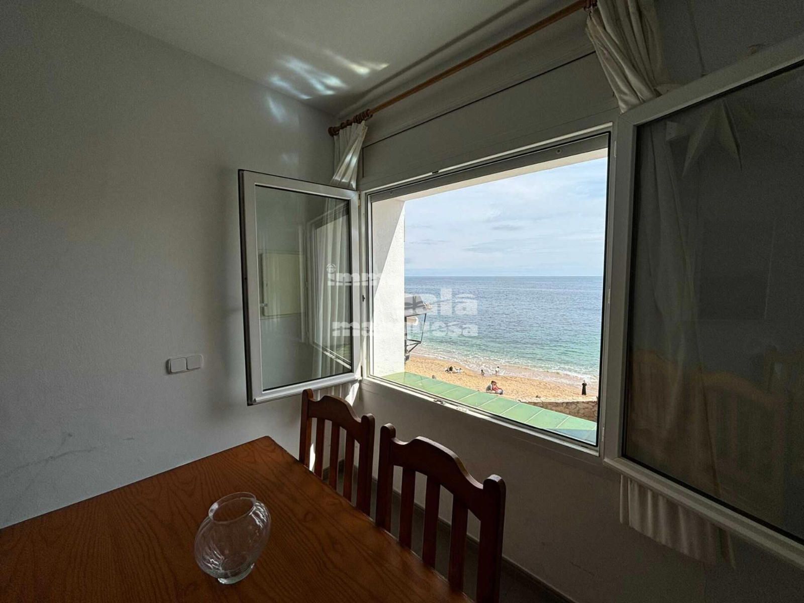 Apartment for sale, in first line of sea in Port Bo beach, in Calella de Palafrugell