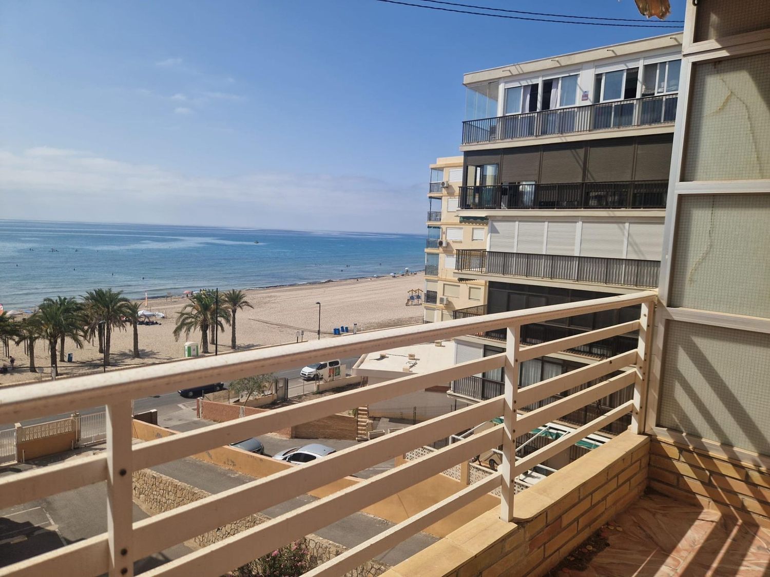 Apartment for sale, in first line of sea in Playa Muchavista, in El Campello.