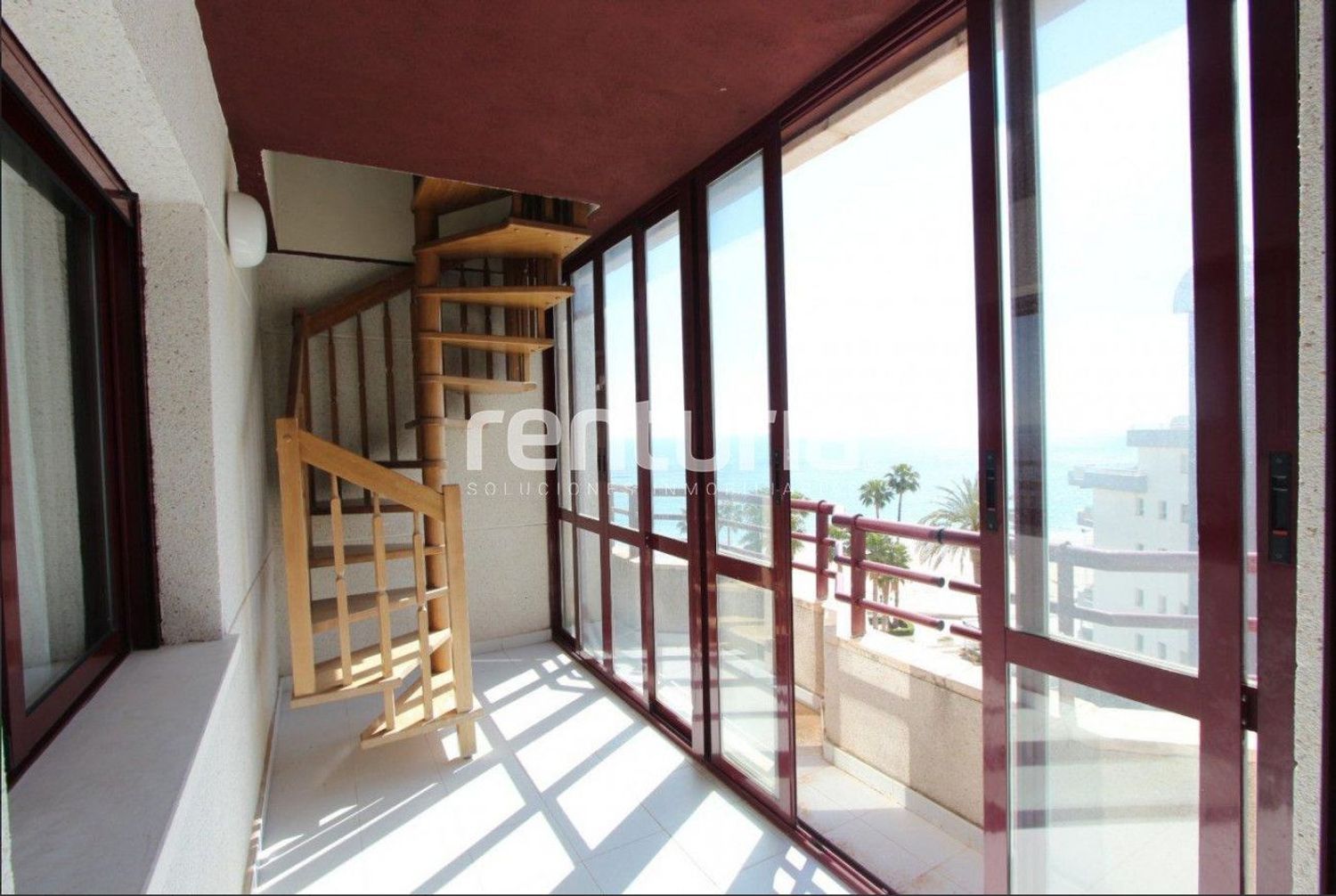 Penthouse for sale, in first line of sea in Playa de la Fossa, in Calpe.