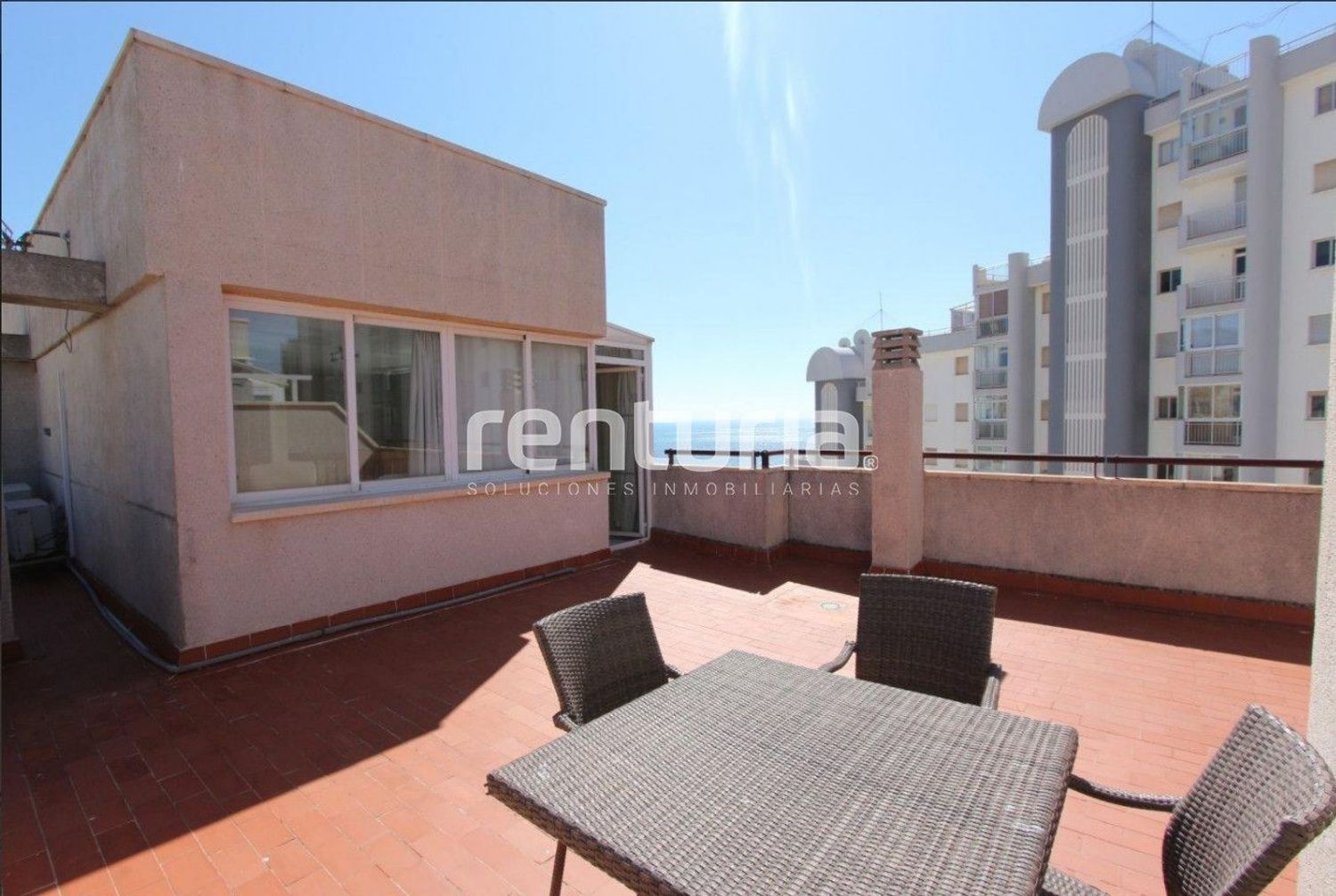 Penthouse for sale, in first line of sea in Playa de la Fossa, in Calpe.