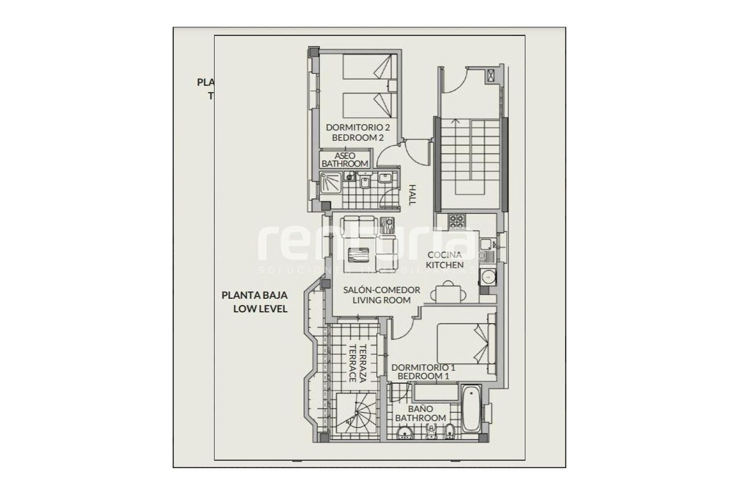 Penthouse para venda, em primeira linha de mar em Playa de la Fossa, em Calpe.