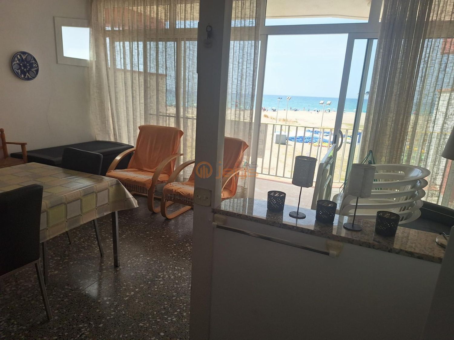 Apartment for sale, in first line of sea in Sant Salvador, in El Vendrell.