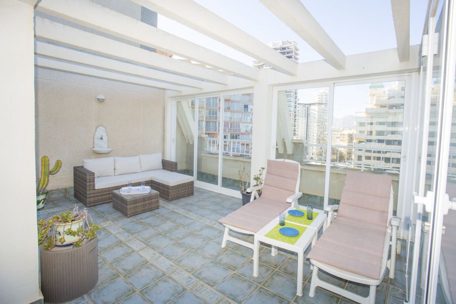 Penthouse for sale, in first sea line in Calle Traumuntana, in Calpe.