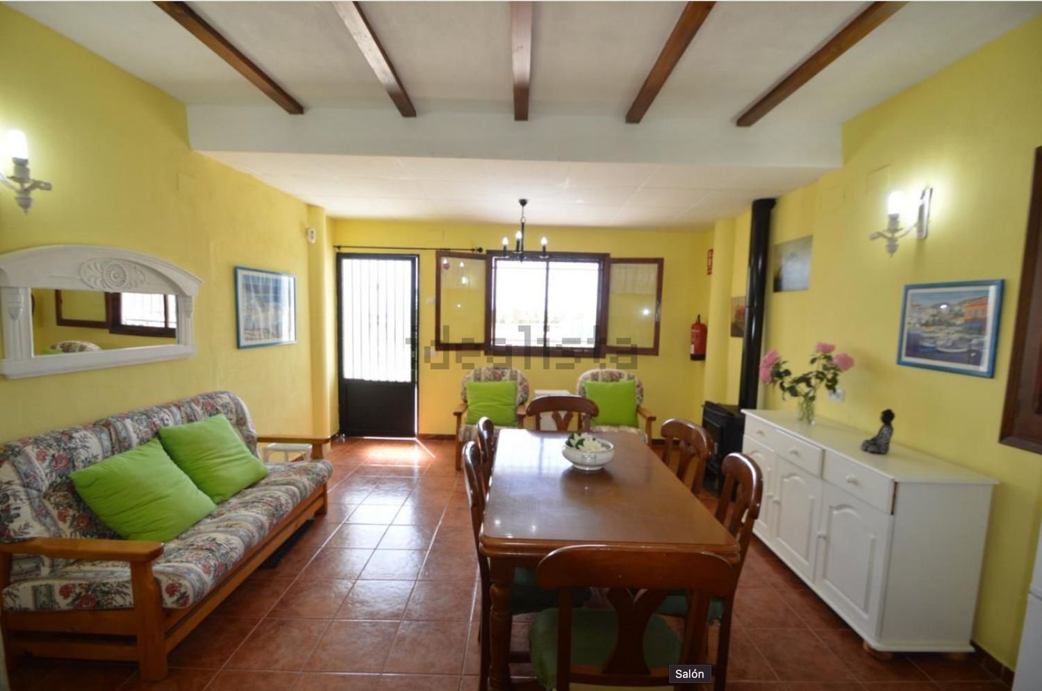 Rural house for sale, in first line of sea in Partida el Camaril, in Alcanar.