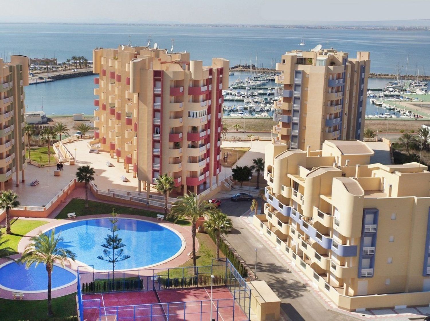 Apartment for sale, in first line of sea in Zona Entremares District, in La Manga del Mar Menor.