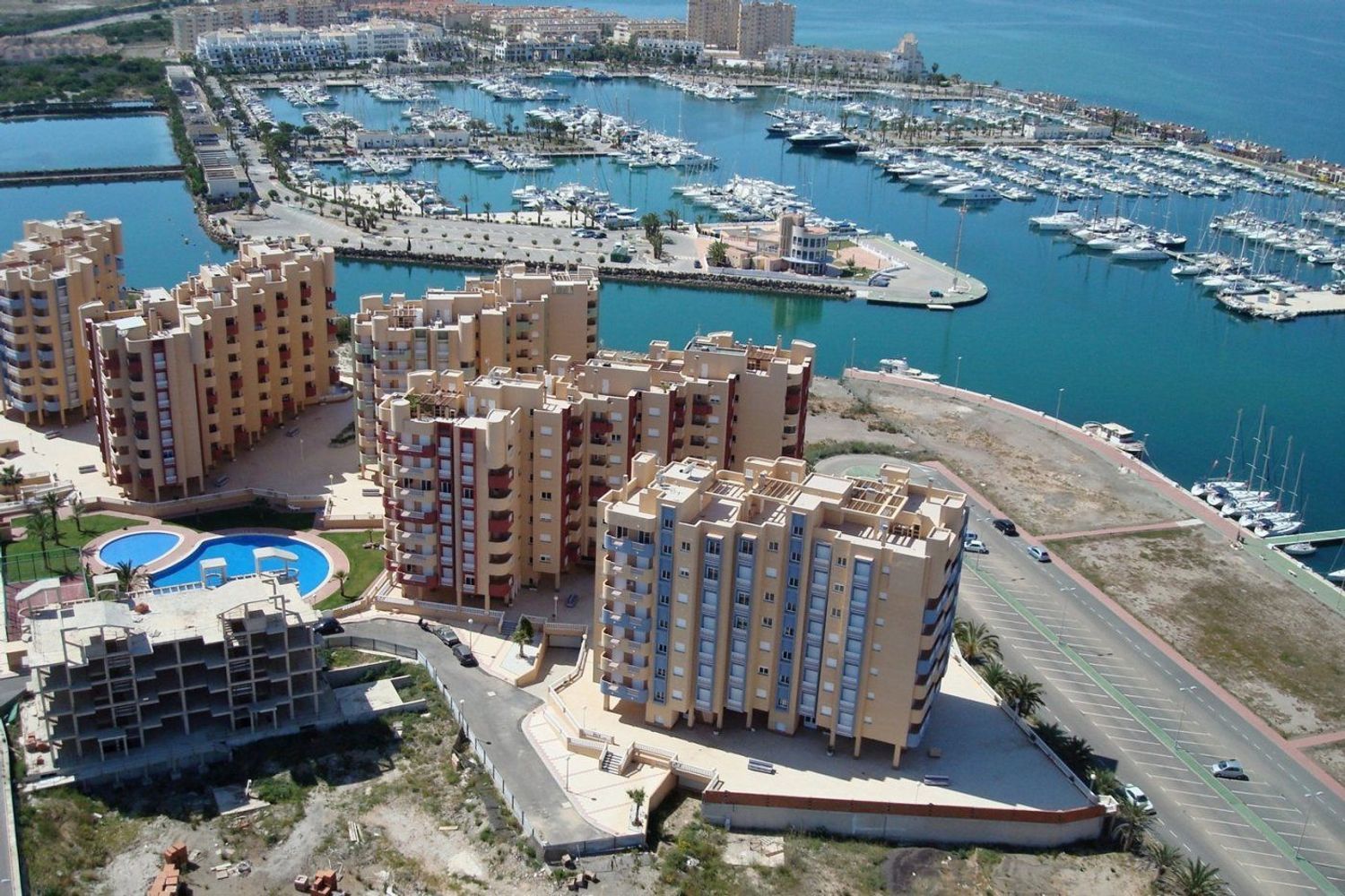 Apartment for sale, in first line of sea in Zona Entremares District, in La Manga del Mar Menor.