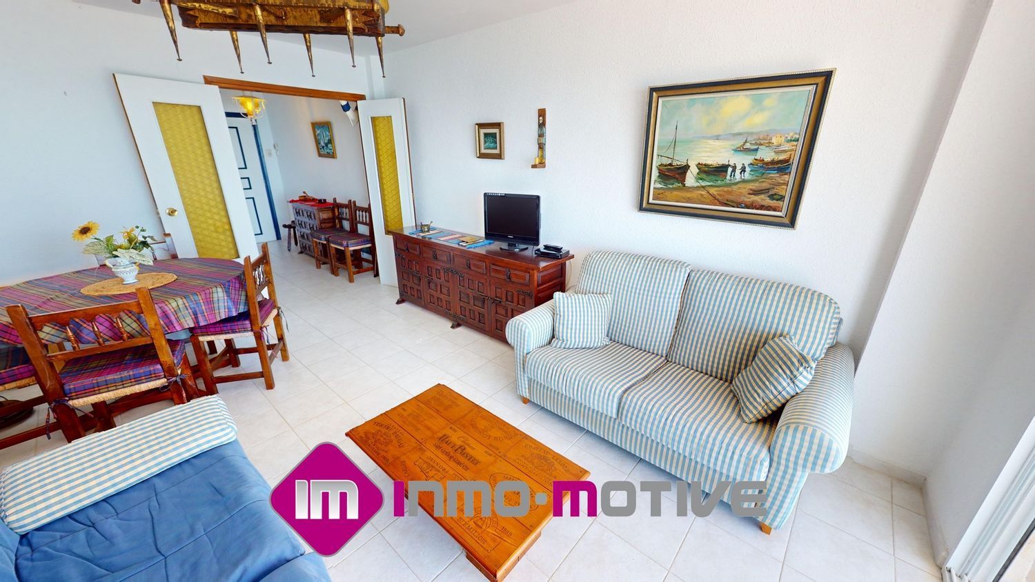 Apartment for sale, in first line of sea in Avenida del papa Luna, in Peñiscola.