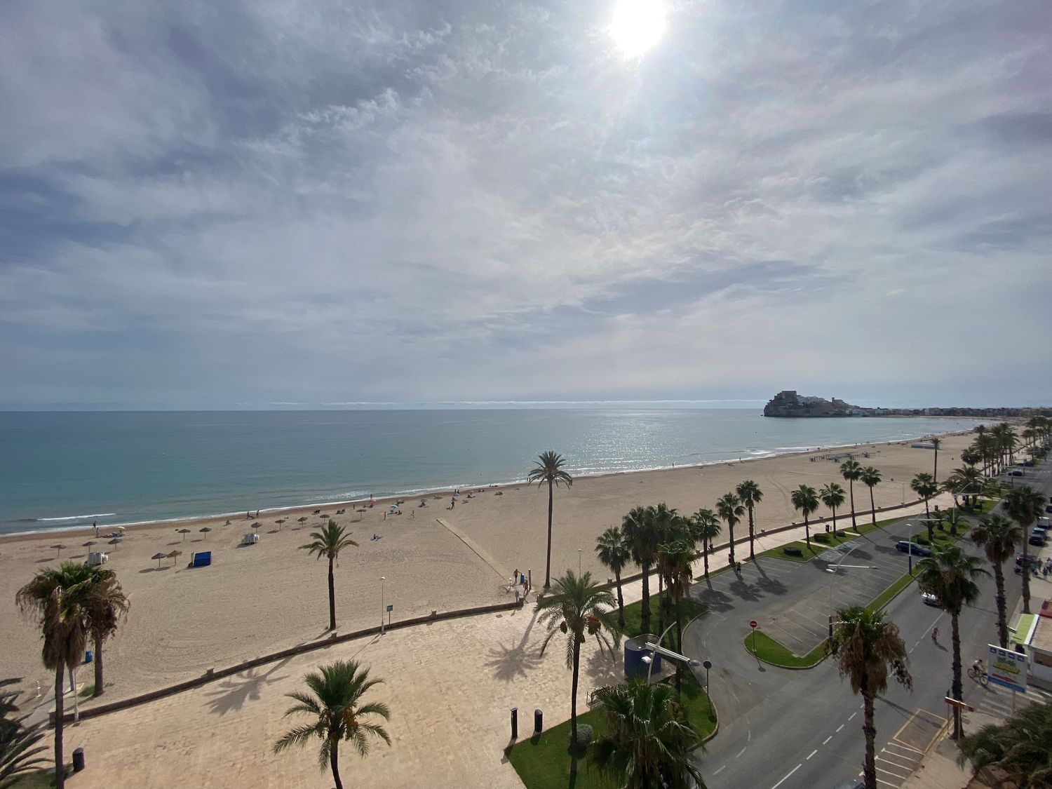 Penthouse for sale, in first line of sea in Avenida del Papa Luna, in Peñiscola.