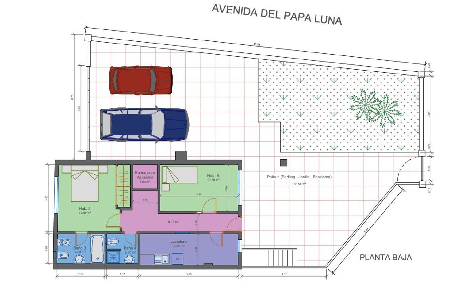 Terraced house for sale, in first line of sea in Avenida del papa Luna, in Peñiscola.