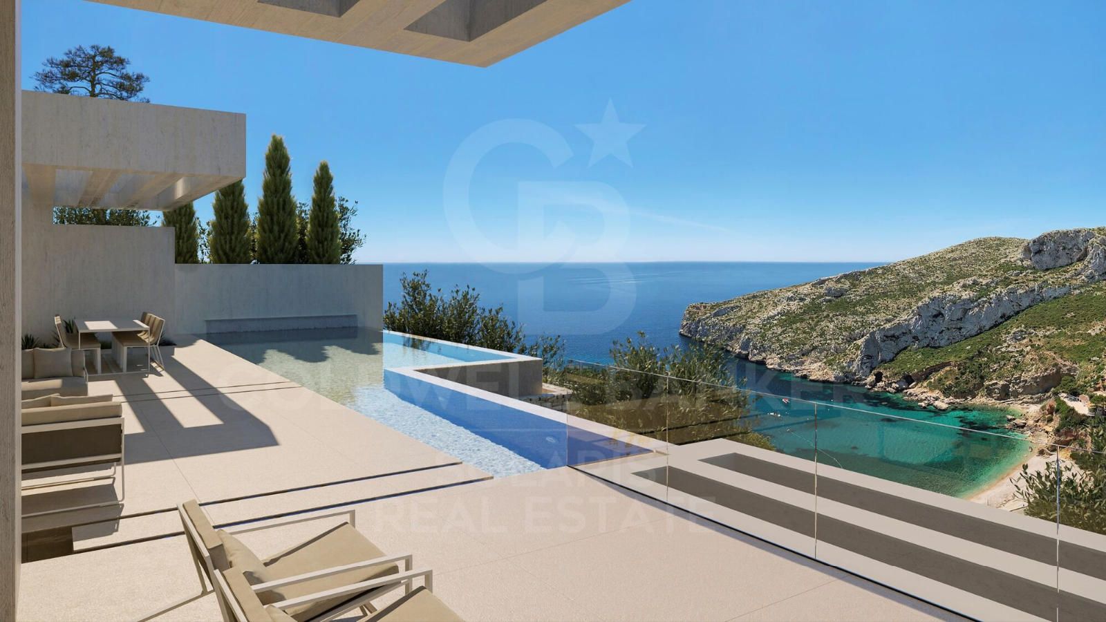 Casa en venta, en primera linea de mar en La Granadella - Costa Nova, en Jávea.