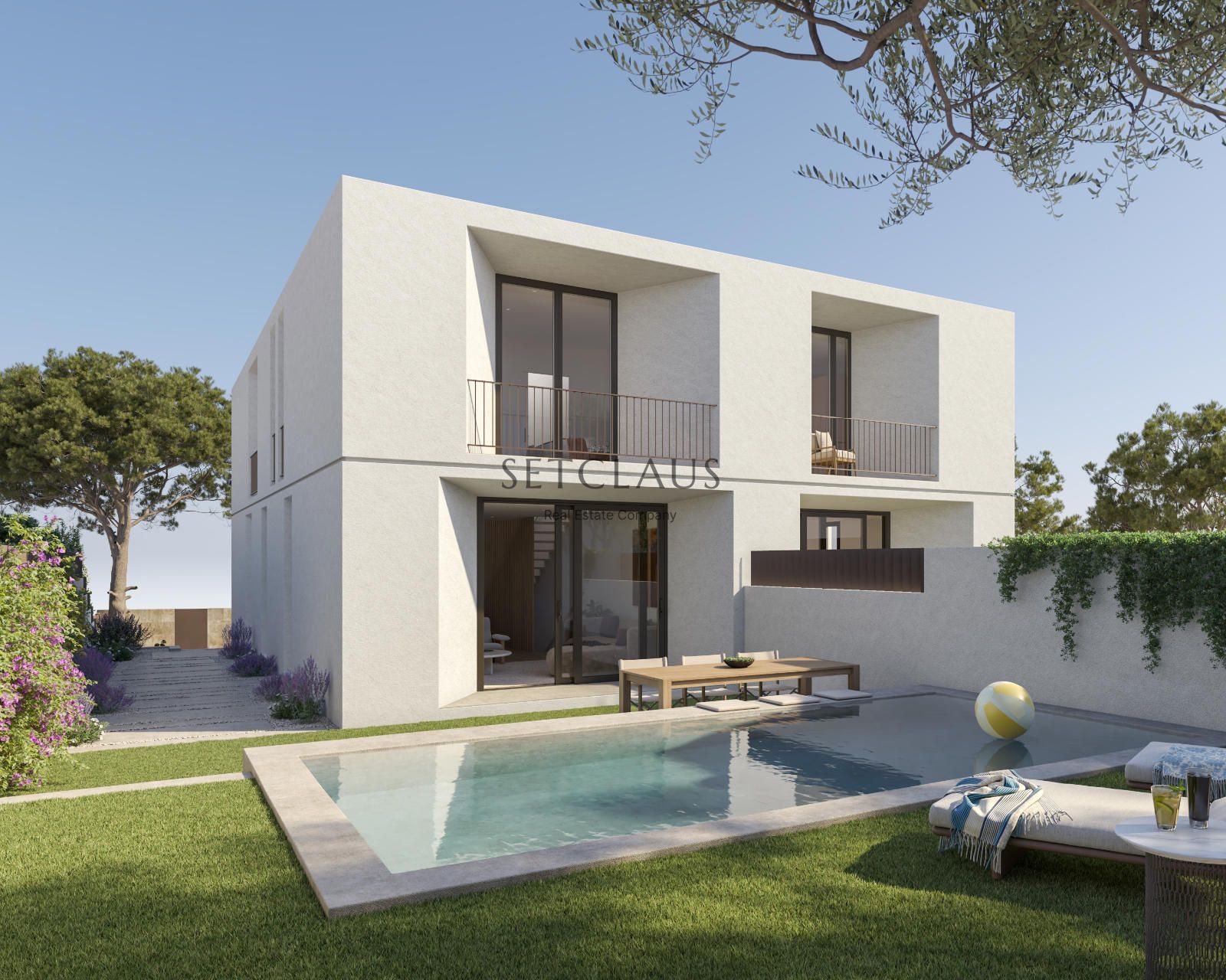 ALELLA. Promocion Casas Obra Nueva. 4 habitaciones, 3 baños, 252.06 m² vendidos.