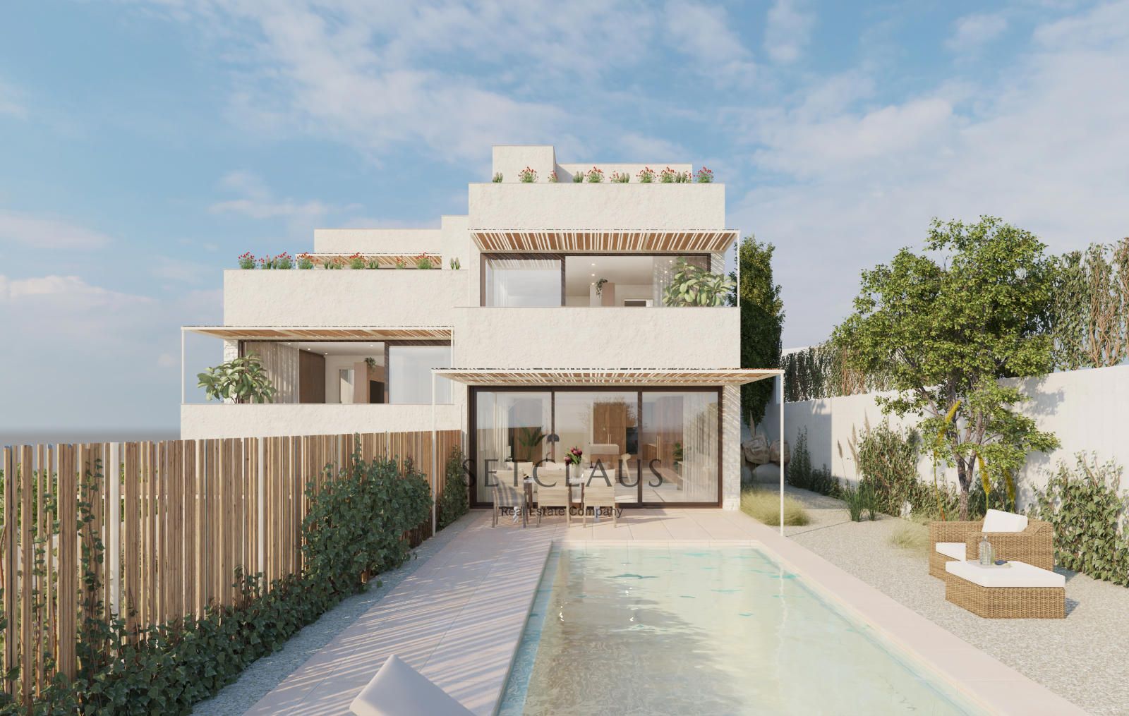 TEIÀ. Obra nueva de diseño. 4 habitaciones, 4 baños, 248.5 m² en venta.