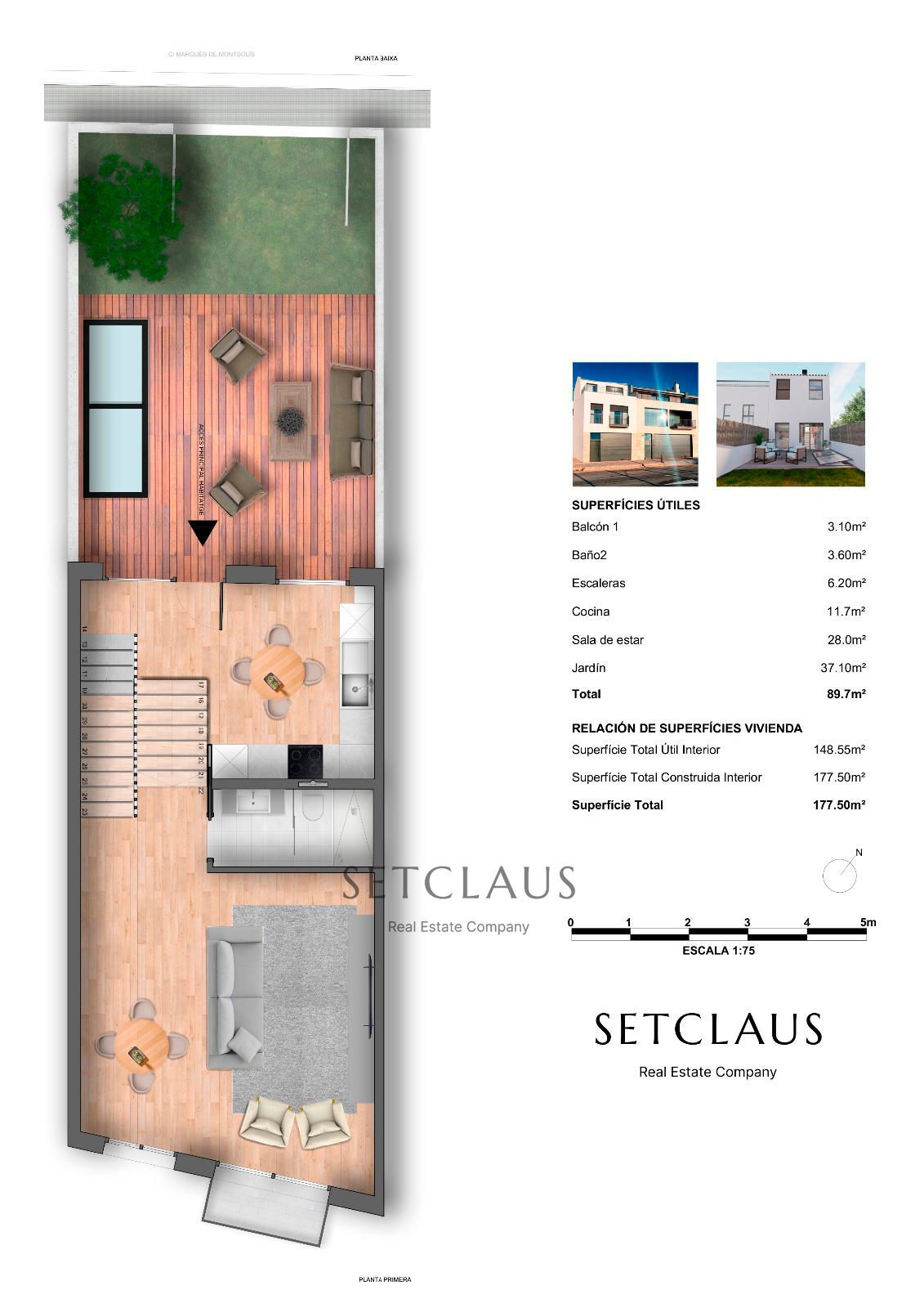 Comprar MONTGAT. Adosado a estrenar en primera linea de mar foto 2