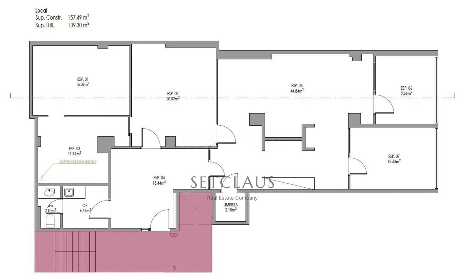 Comprar Inmueble en Balmes, Sant Gervasi-Galvany, con cambio de uso parcial en trámite foto 27