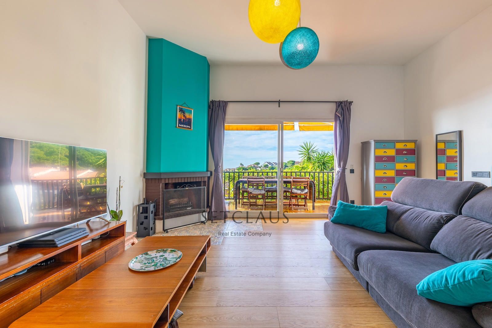 Comprar Chalet pareado en Teià con vistas panorámicas al mar, piscina y apartamento independiente. foto 14