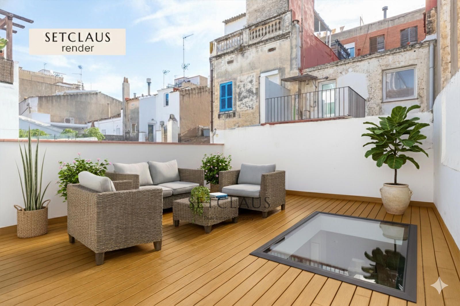 Comprar Casa de pueblo a reformar, con terraza, patio y buhardilla en el centro de El Masnou foto 5