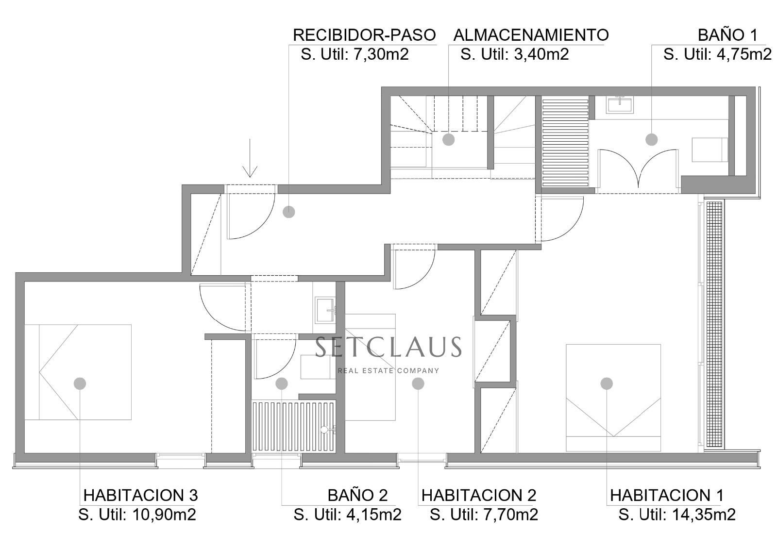 Inmueble MASNOU. Designer duplex penthouse with communal pool foto 33