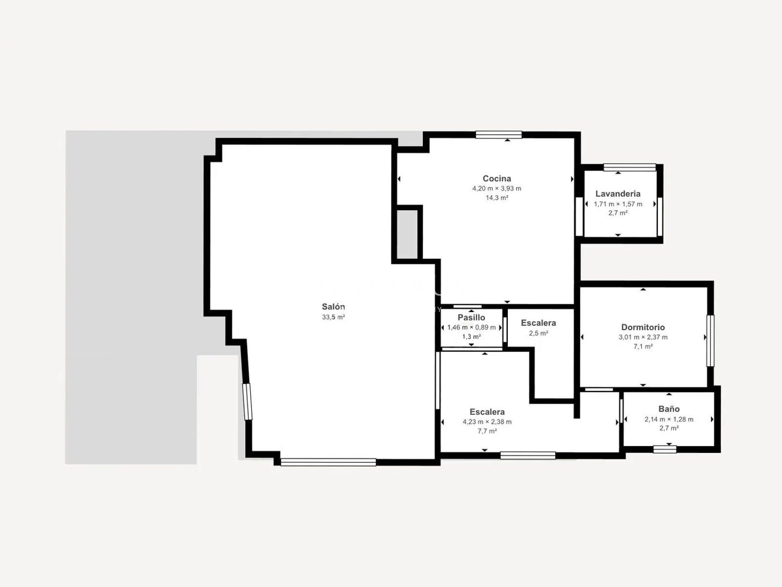 Comprar Céntrico, mucho espacio y vistas al mar foto 54