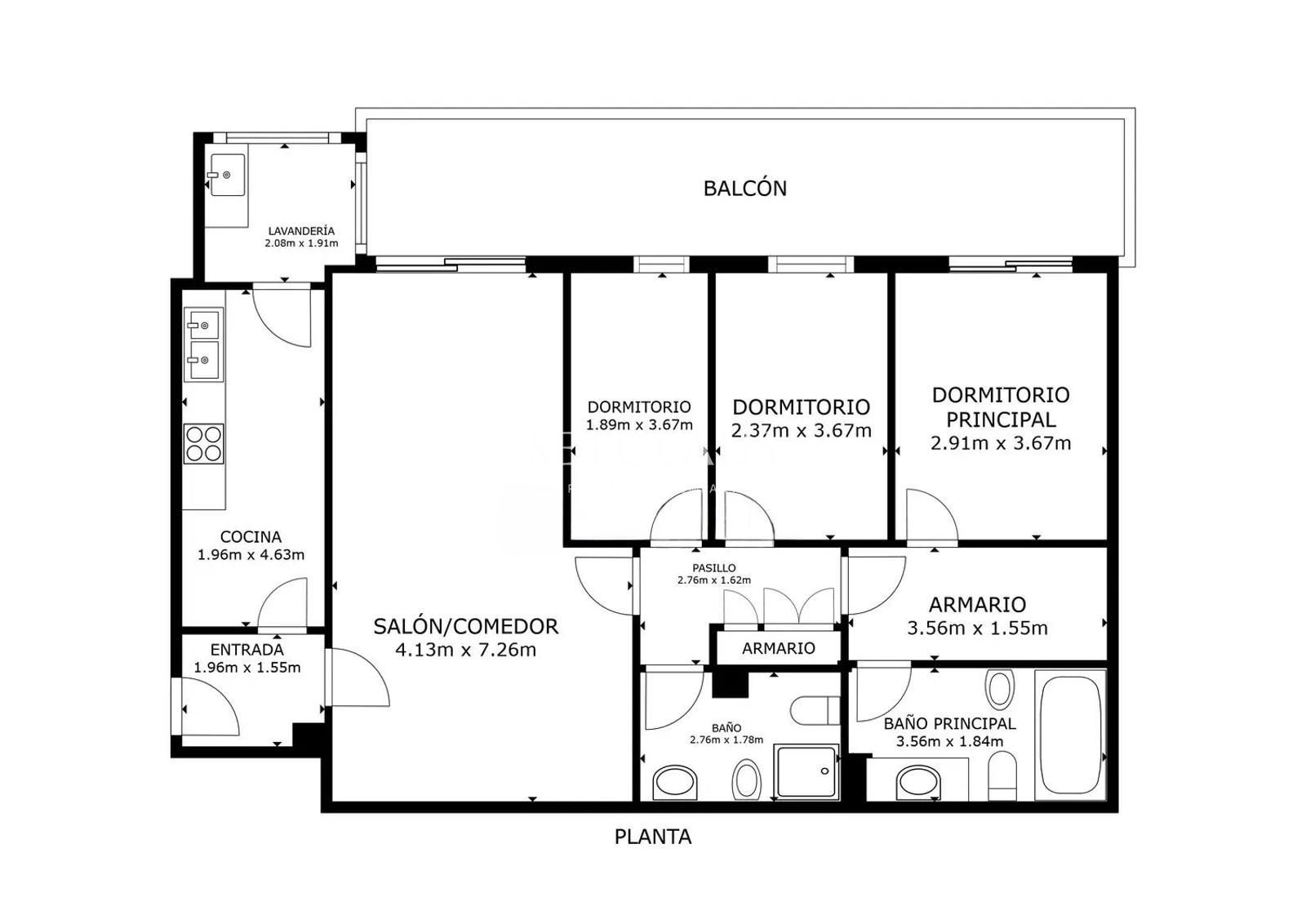 Inmueble Primera línea de playa en Badalona: 3 habitaciones, terraza, 2 baños, piscina y zonas verdes foto 32