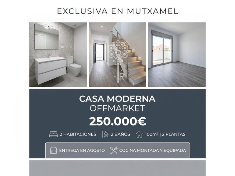 Casa en venta Mutxamel, Alicante. Ref: 1010. INVERSIONES INMOBILIARIAS SRNIETO