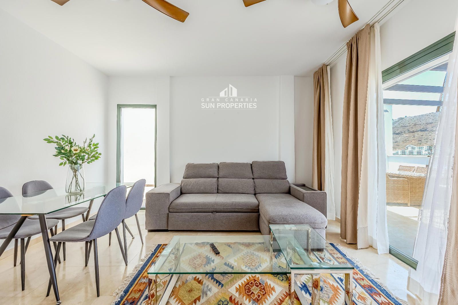 Salon - Adosado de 3 dormitorios con terraza de 50 m² y 2 plazas de aparcamiento en Motor Grande