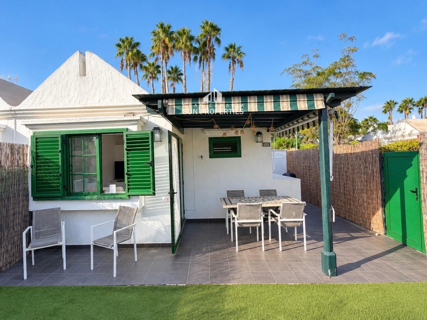 Bungalow reformado con gran terraza en Maspalomas – Complejo Playaflor - Foto 4