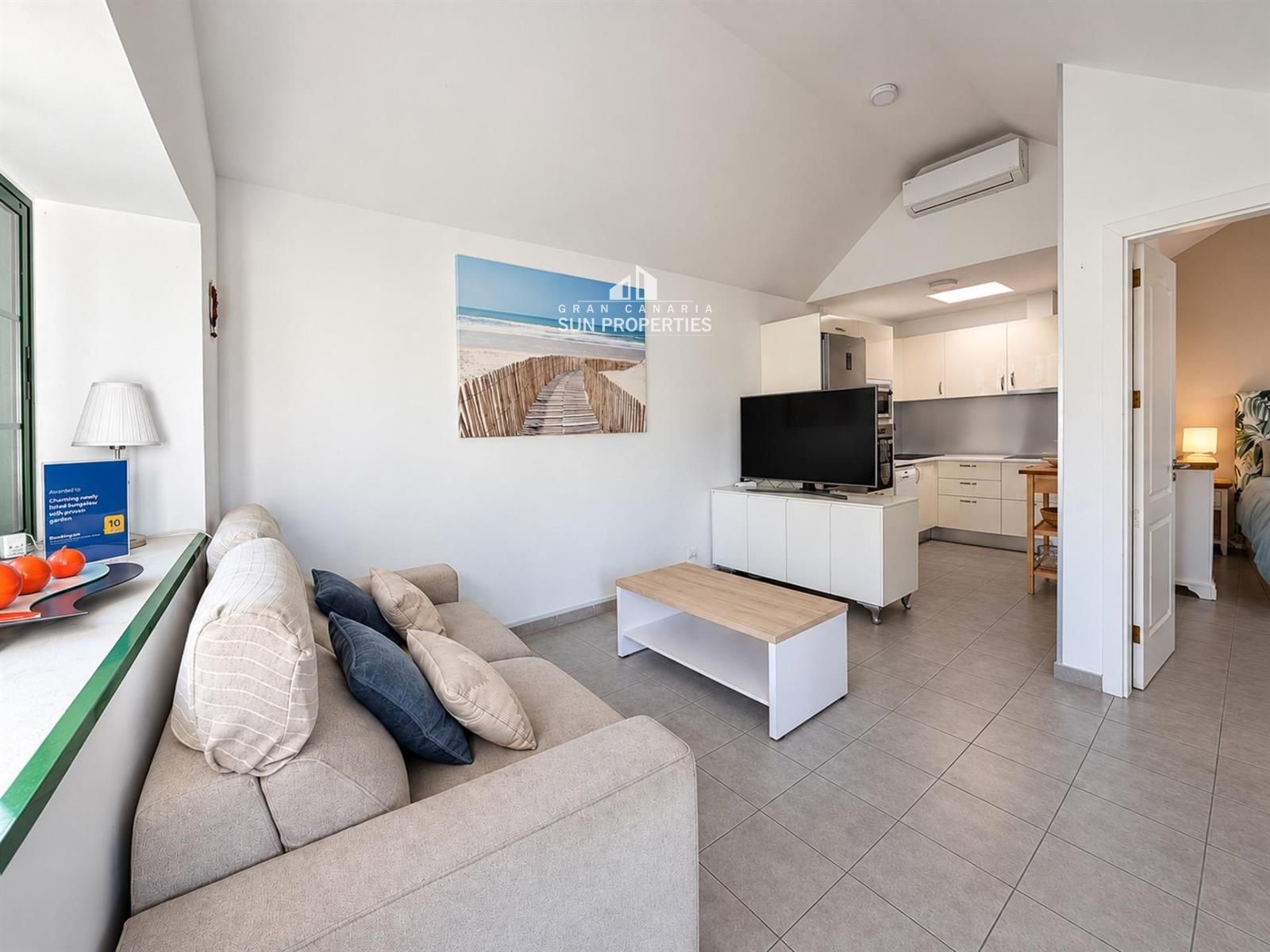 Bungalow reformado con gran terraza en Maspalomas – Complejo Playaflor - Foto 10