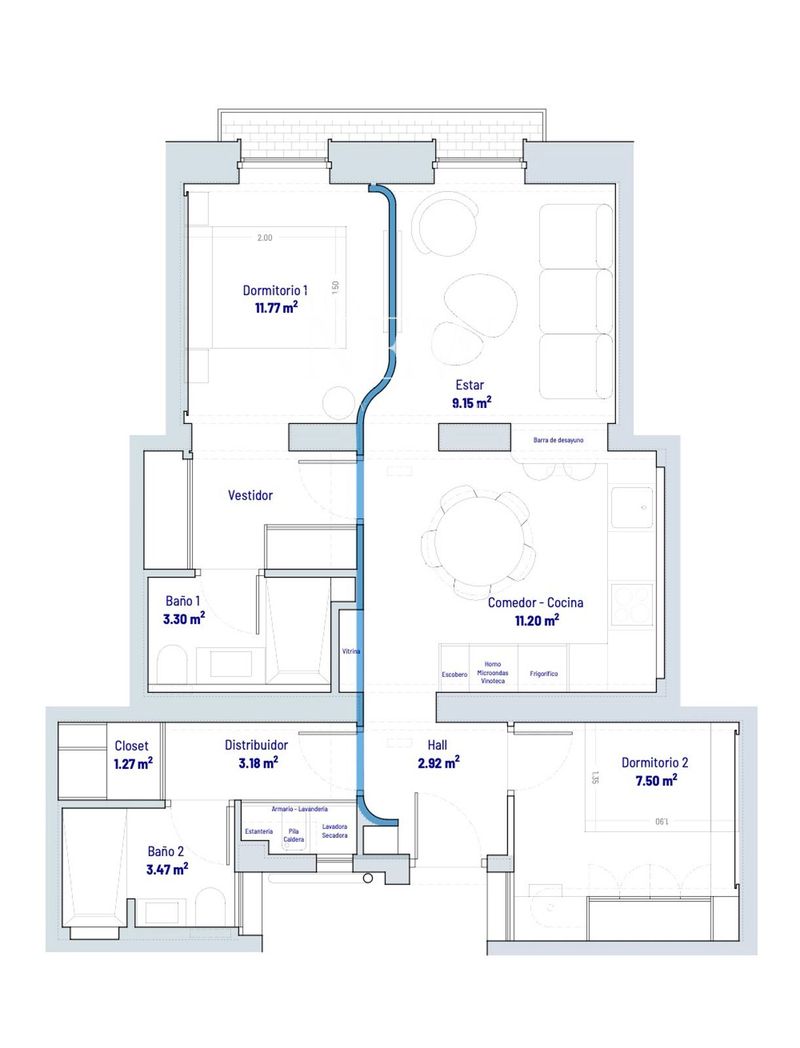 Piso en venta Madrid. Ref: 1507. The New Madrid