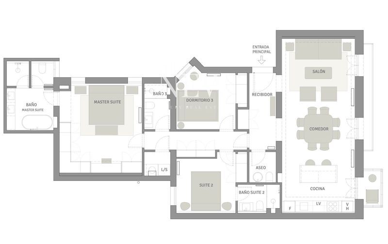 Flat for sale Madrid. Ref: 1759. The New Madrid