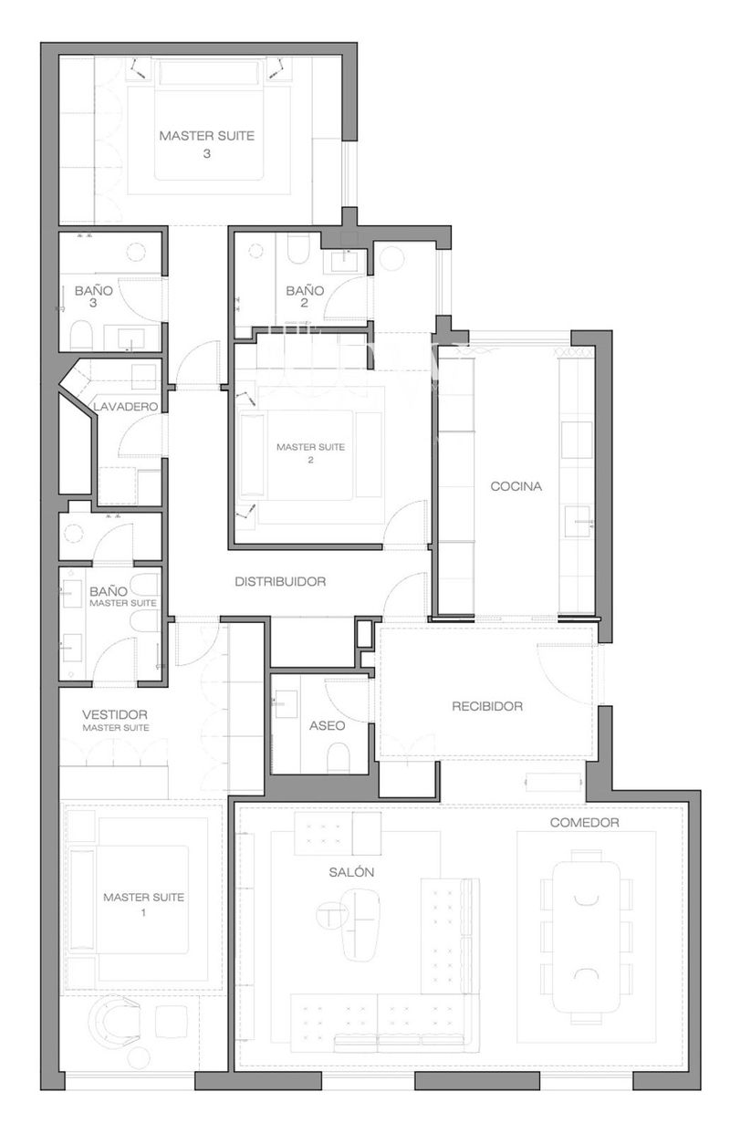 Flat for sale Madrid. Ref: 1761. The New Madrid