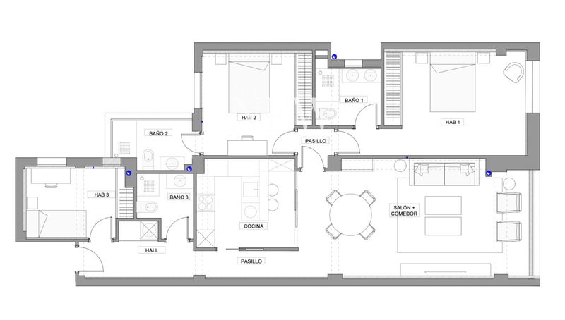 Piso en venta Madrid. Ref: 1795. The New Madrid