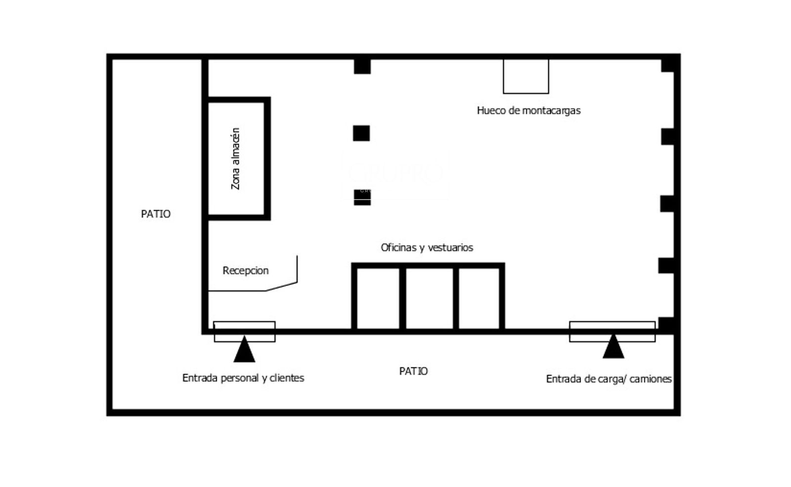 Nave de 1.400 m2 en el polígono a granxa (o porriño) – foto 2