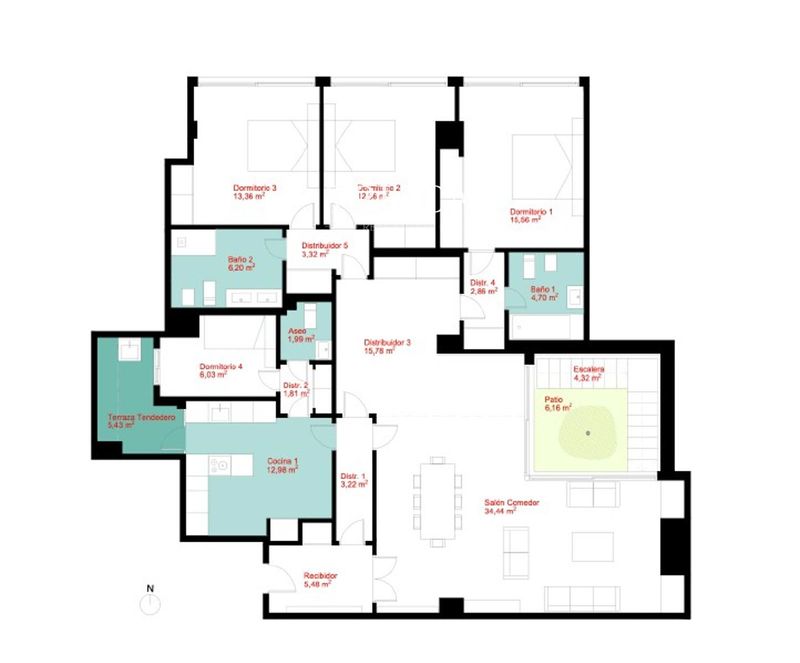 Flat for sale Madrid. Ref: 1434. Triaca Real Estate