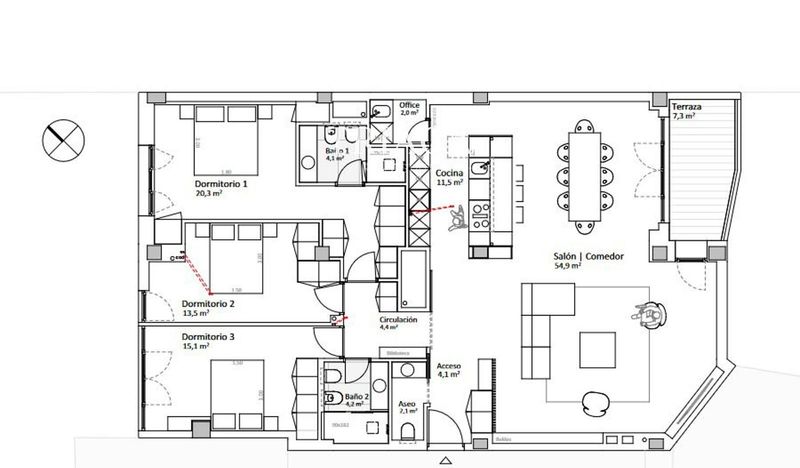 Flat for sale Madrid. Ref: 1502. Triaca Real Estate