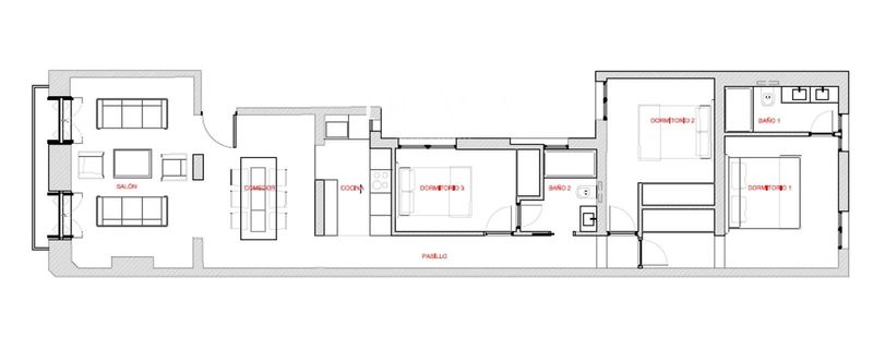 Flat for sale Madrid. Ref: 1555. Triaca Real Estate
