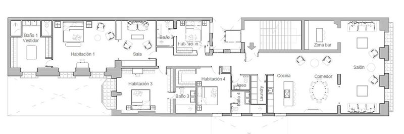 Flat for sale Madrid. Ref: 1647. Triaca Real Estate