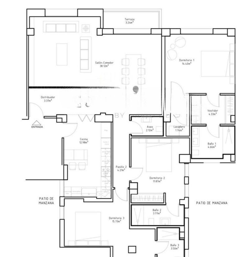 Flat for sale Madrid. Ref: 1651. Triaca Real Estate