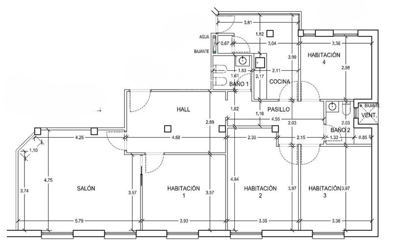 Flat for sale Madrid. Ref: 1827. Triaca Real Estate