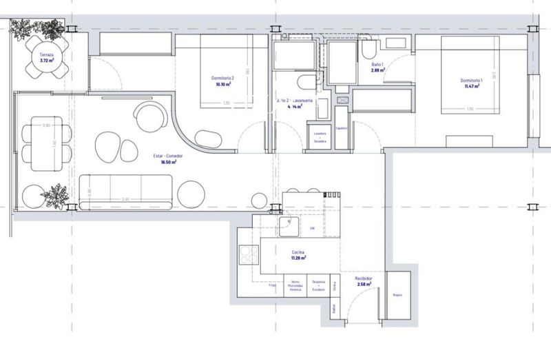 Flat for sale Madrid. Ref: 1965. Triaca Real Estate