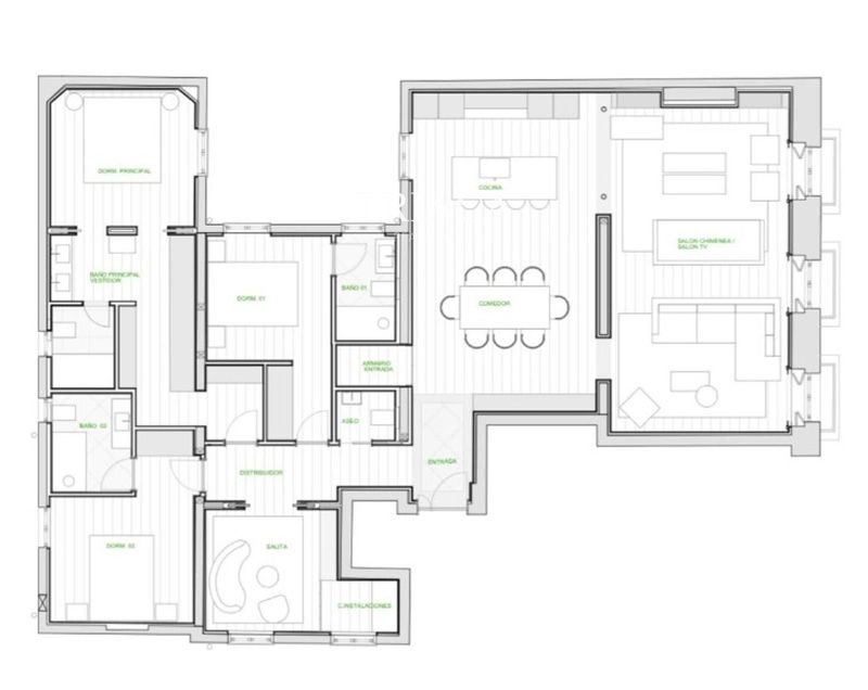 Flat for sale Madrid. Ref: 2107. Triaca Real Estate