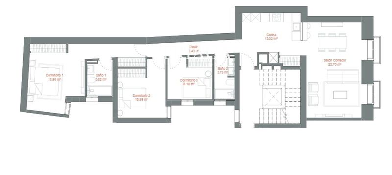 Flat for sale Madrid. Ref: 2108. Triaca Real Estate