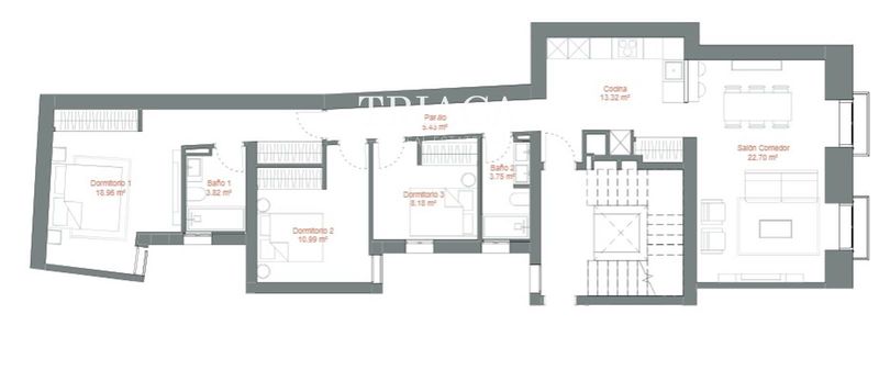 Flat for sale Madrid. Ref: 2109. Triaca Real Estate