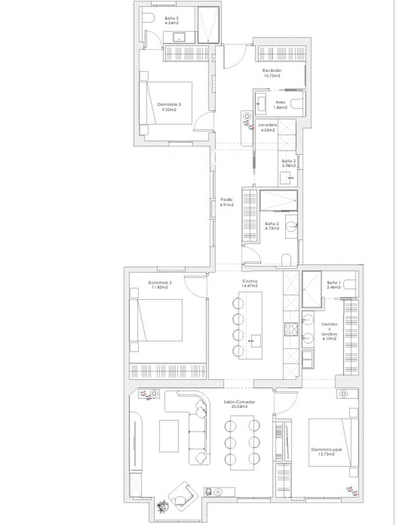 Piso en venta Madrid. Ref: 2453. Triaca Real Estate