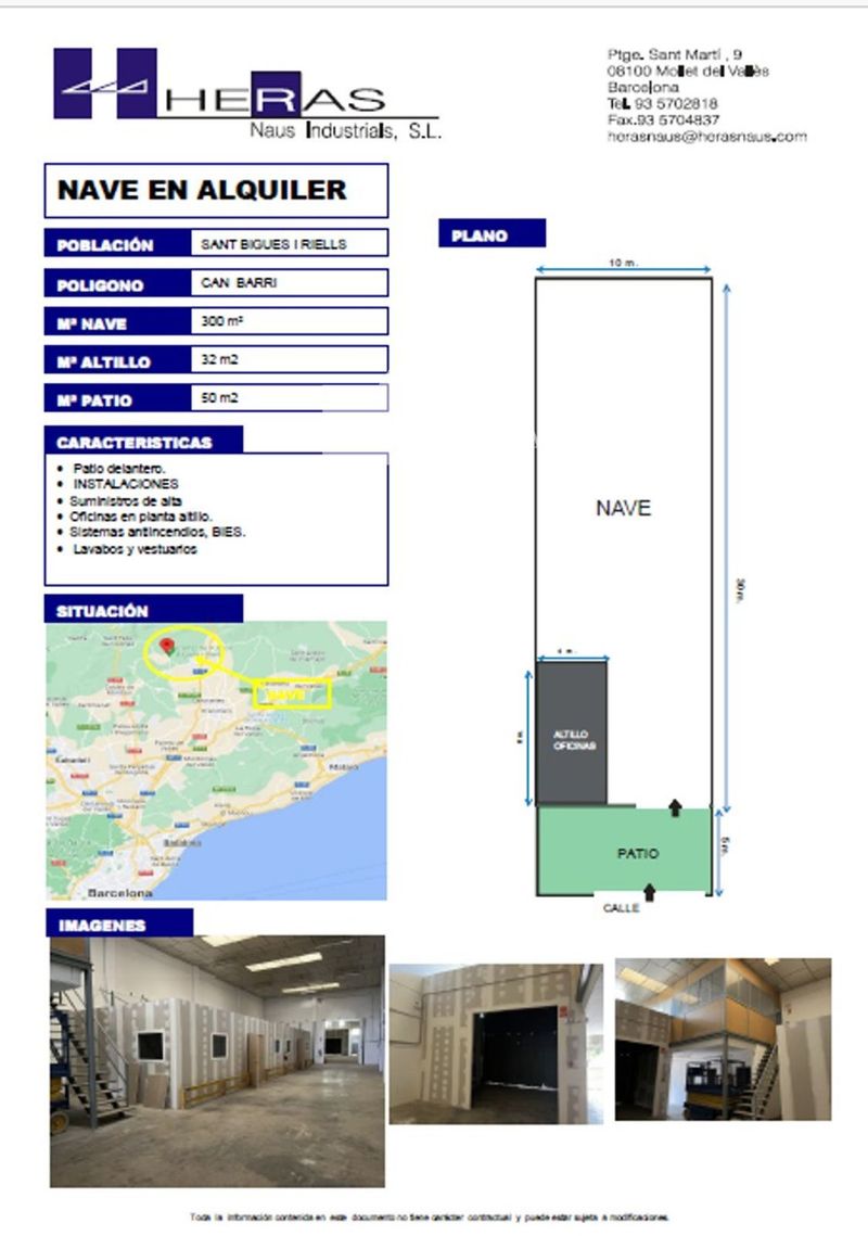 Nave Industrial en venta y alquiler Bigues I Riells, Barcelona. Ref: 1015. UBICAT, NAUS INDUSTRIALS