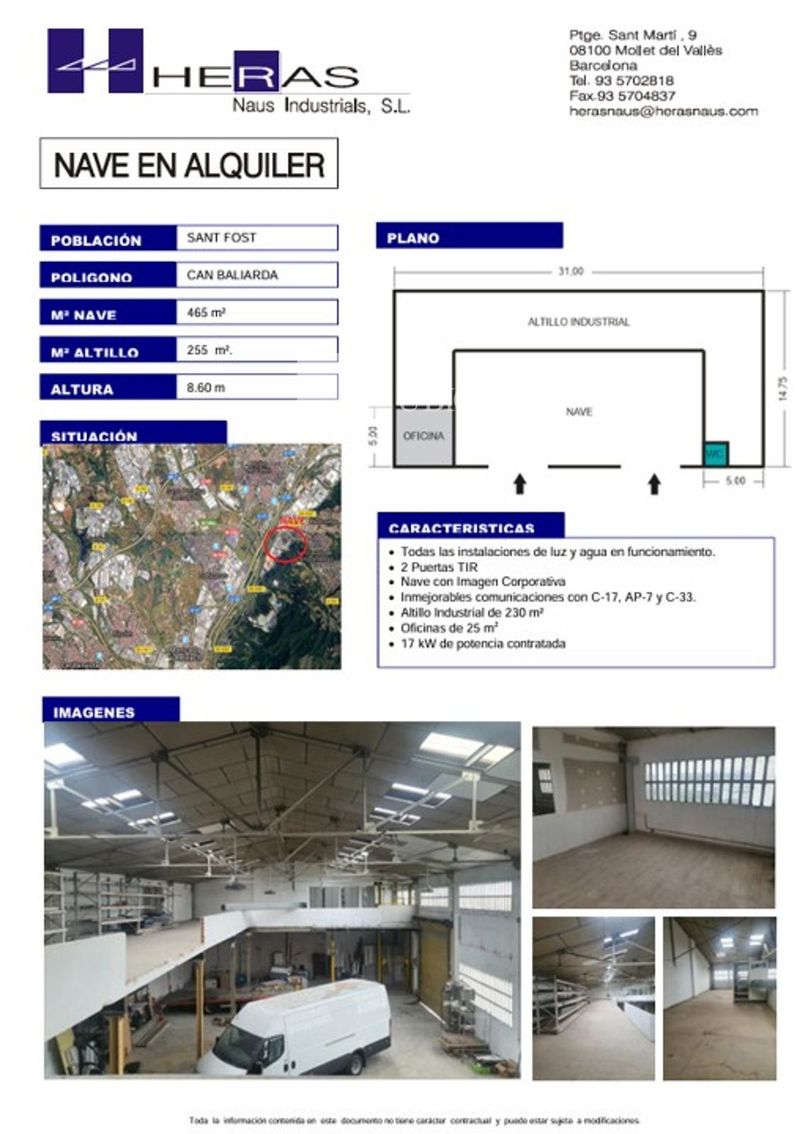 Nave Industrial en venta Sant Fost de Campsentelles, Barcelona. Ref: 1031. UBICAT, NAUS INDUSTRIALS