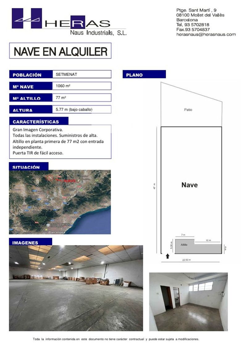 Nave Industrial en alquiler Sentmenat, Barcelona. Ref: 1079. UBICAT, NAUS INDUSTRIALS
